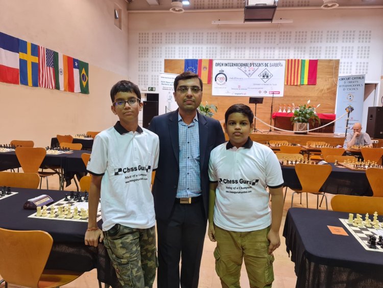 Kshatriya and Vedant Vekhande become Candidate Master in Chess