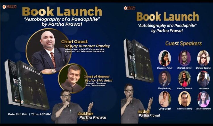 Griffin Publication releases Partha Prawal Goswami's Novel Autobiography Of A Paedophile