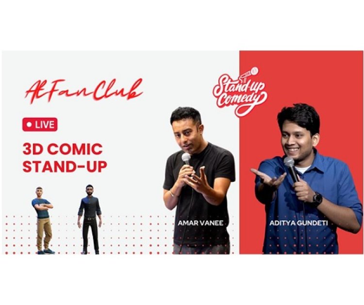 First-of-its-Kind Stand-Up Comedy Extravaganza in the Metaverse: AtFanClub.com Presents Unforgettable Performances by Amar Vanee and Aditya Gundeti