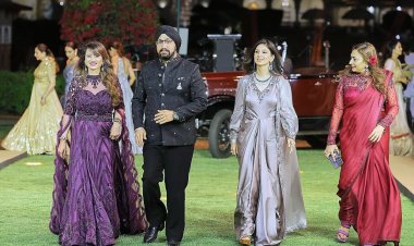 Haneet &amp; Parina creations Leave Jaipur Spellbound .. at FICCi flow fashion extravaganza