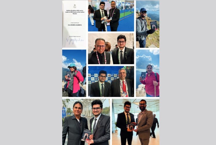 Anshul Karwa’s Book on SME Stocks Becomes an Amazon Best-Seller – First of Its Kind in India