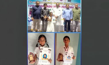 Chennai Brother and Sister (Anish&Jaanvi) got it Bala Yogi Awards -2025