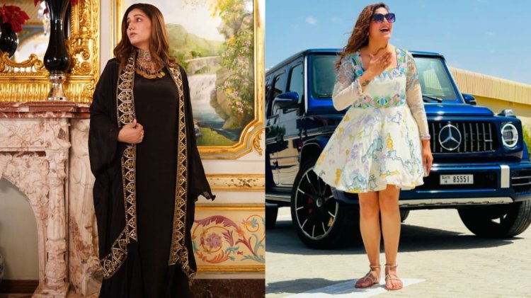 Stage Glamour Redefined: Sapna Choudhary’s Ronak R Bafna Couture Moment