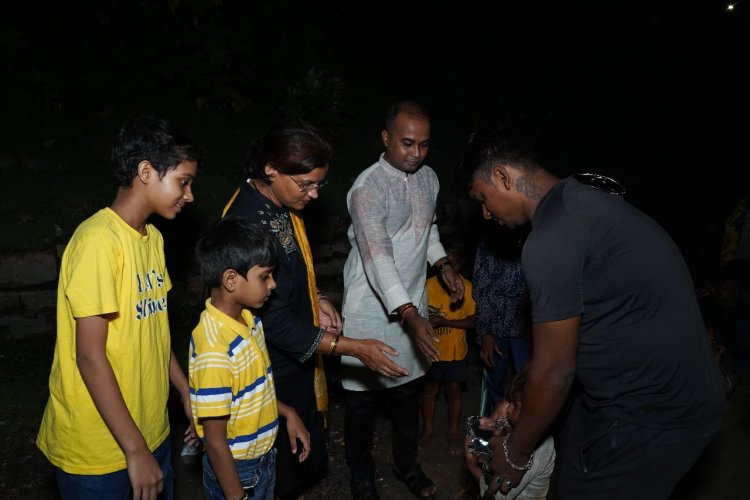 Food Distribution Drive in Kashi on Vijaya Dashami Led by Poet Sudip Chandra Halder  Highlights Message of Social Equity