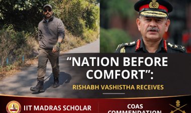 The Silicon Soldier: Rishabh Vashistha Recognized for Niche Contributions to National Security