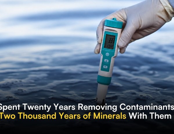 We Spent Twenty Years Removing Contaminants and Two Thousand Years of Minerals With Them