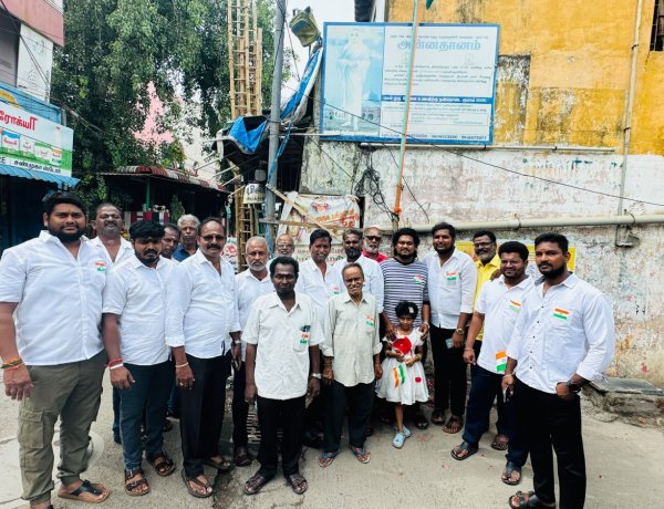 We The Leaders Celebrates India's 80th Independence Day with Flag Hoisting and Tree Plantation Drive in North Chennai
