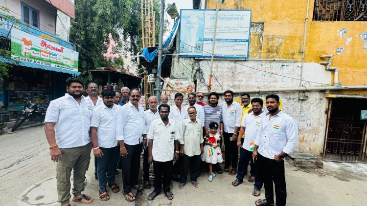 We The Leaders Celebrates India's 80th Independence Day with Flag Hoisting and Tree Plantation Drive in North Chennai
