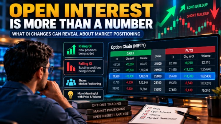 Open Interest Is More Than a Number: What OI Changes Can Reveal About Market Positioning